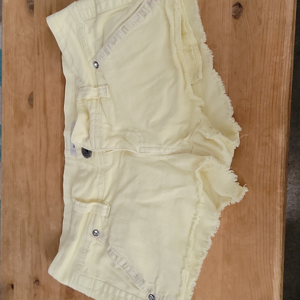 Yellow BKE shorts